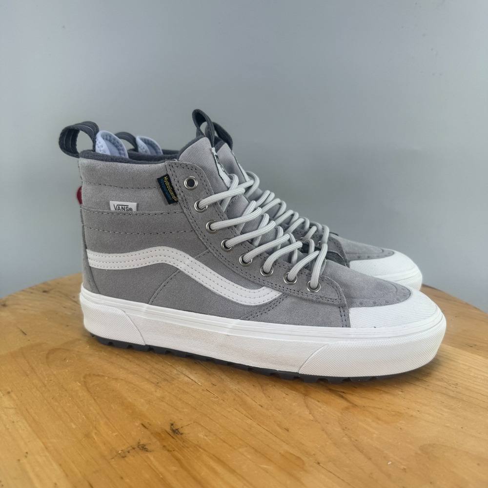 VANS MTE Sk8-Hi Womens Size 9 Waterproof Grey Boots Shoes Sneakers Outdoor NEW